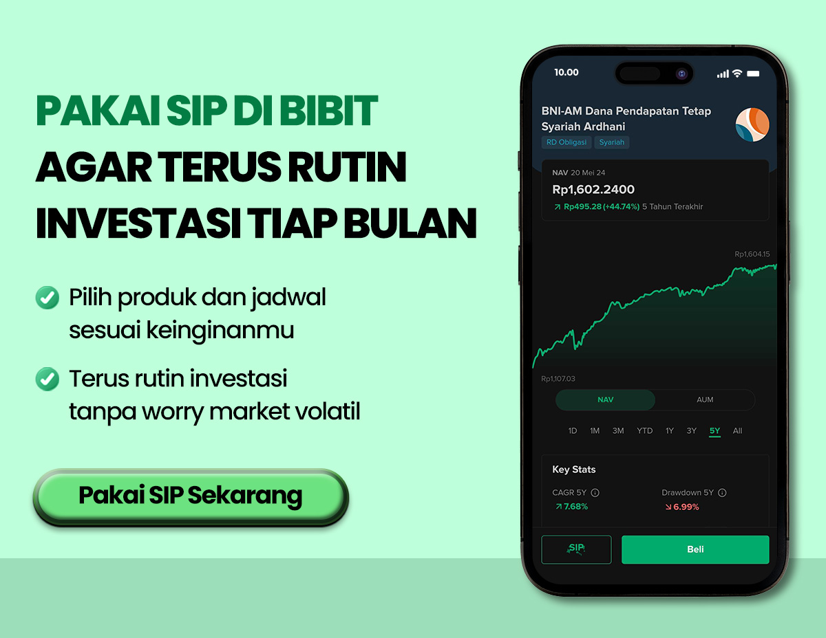 Pakai SIP di Bibit