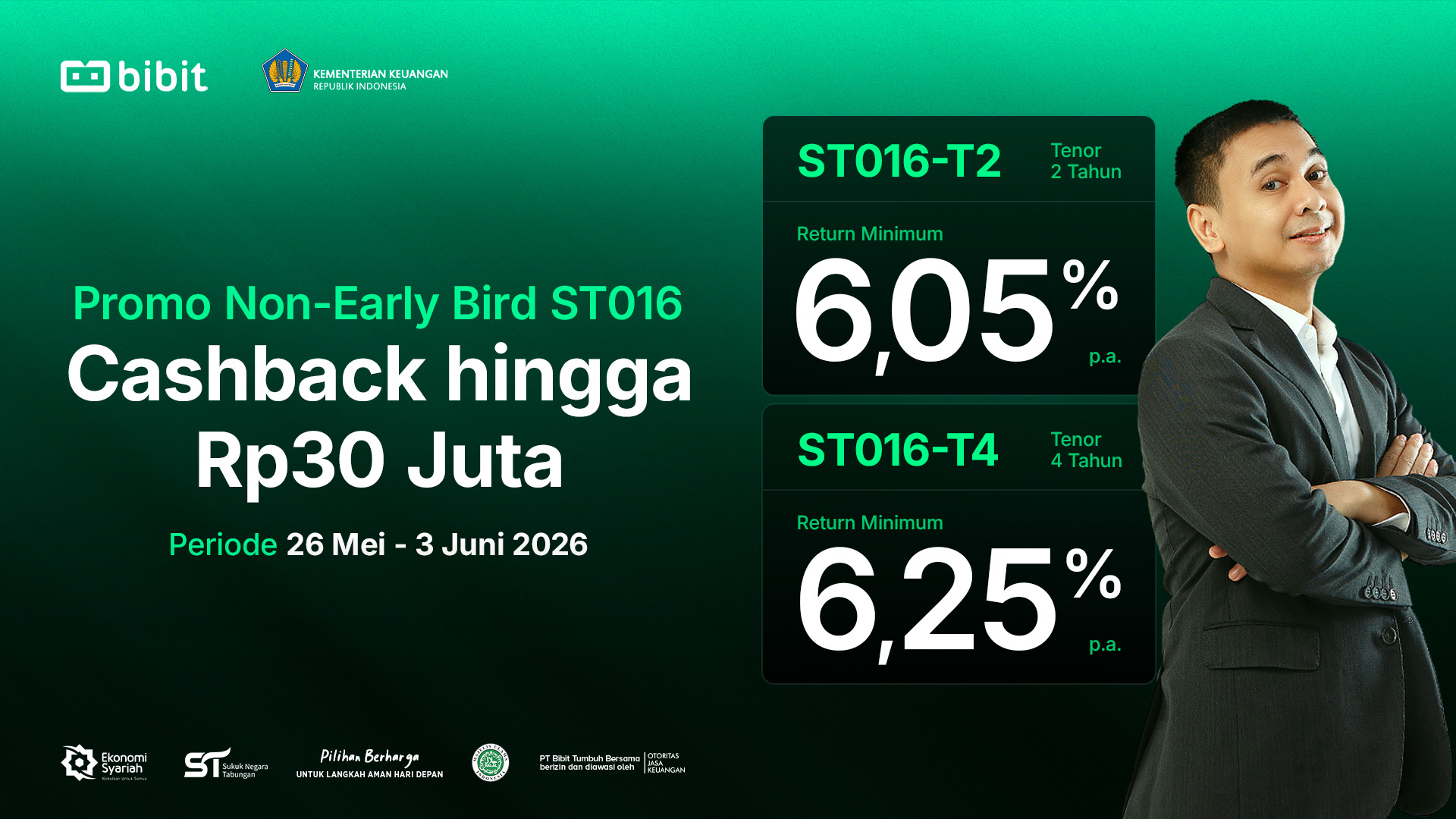 Promo Early Cashback ST016