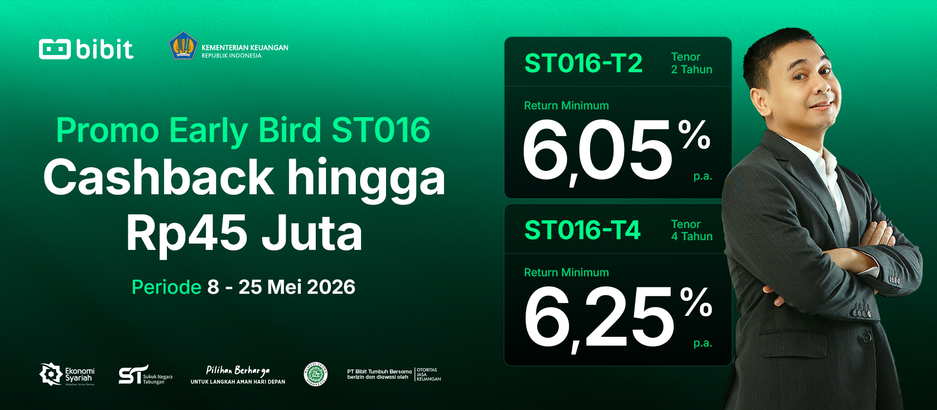 Promo Early Cashback ST016