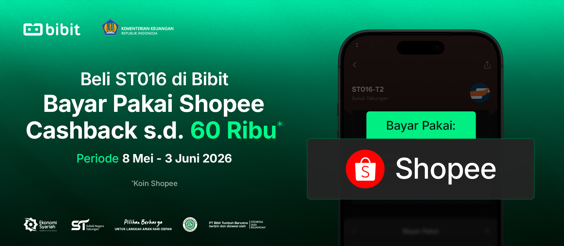 Promo Shopee Cashback ST016